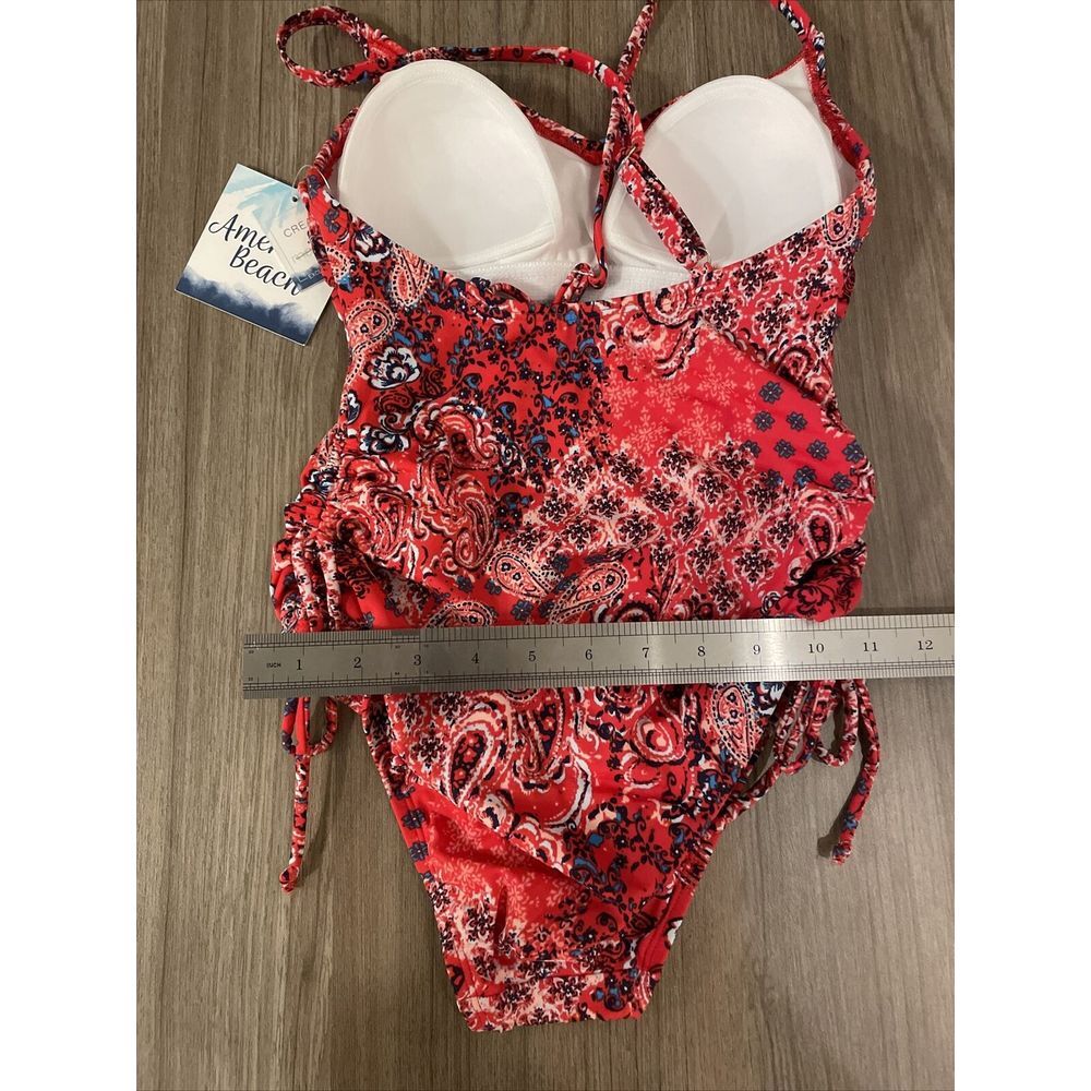 Maurices  American Beach™ Ruched One Piece Swimsuit Size XS‎ - Picture 11 of 11